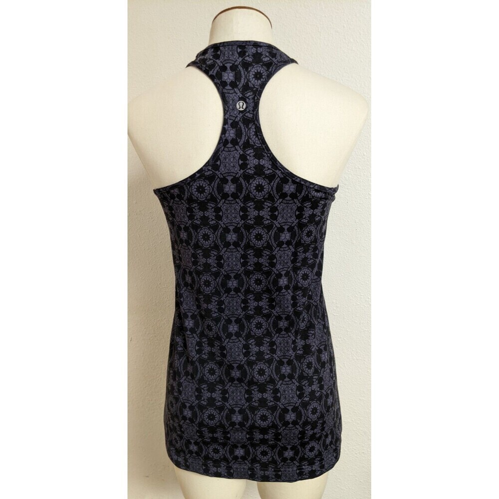 Women's Lululemon Cool Racerback Mini Prisma Nightfall Black Grape Size 6 - Picture 8 of 10